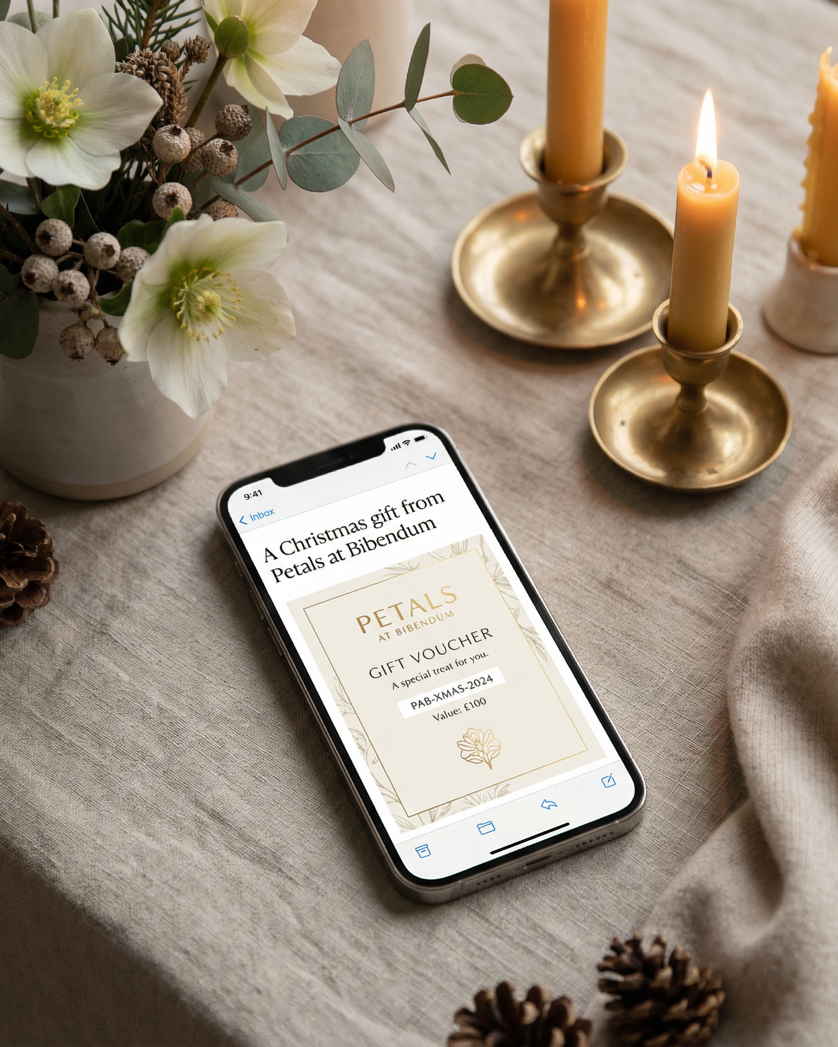 Petals at Bibendum Christmas Gift Voucher - Petals at Bibendum