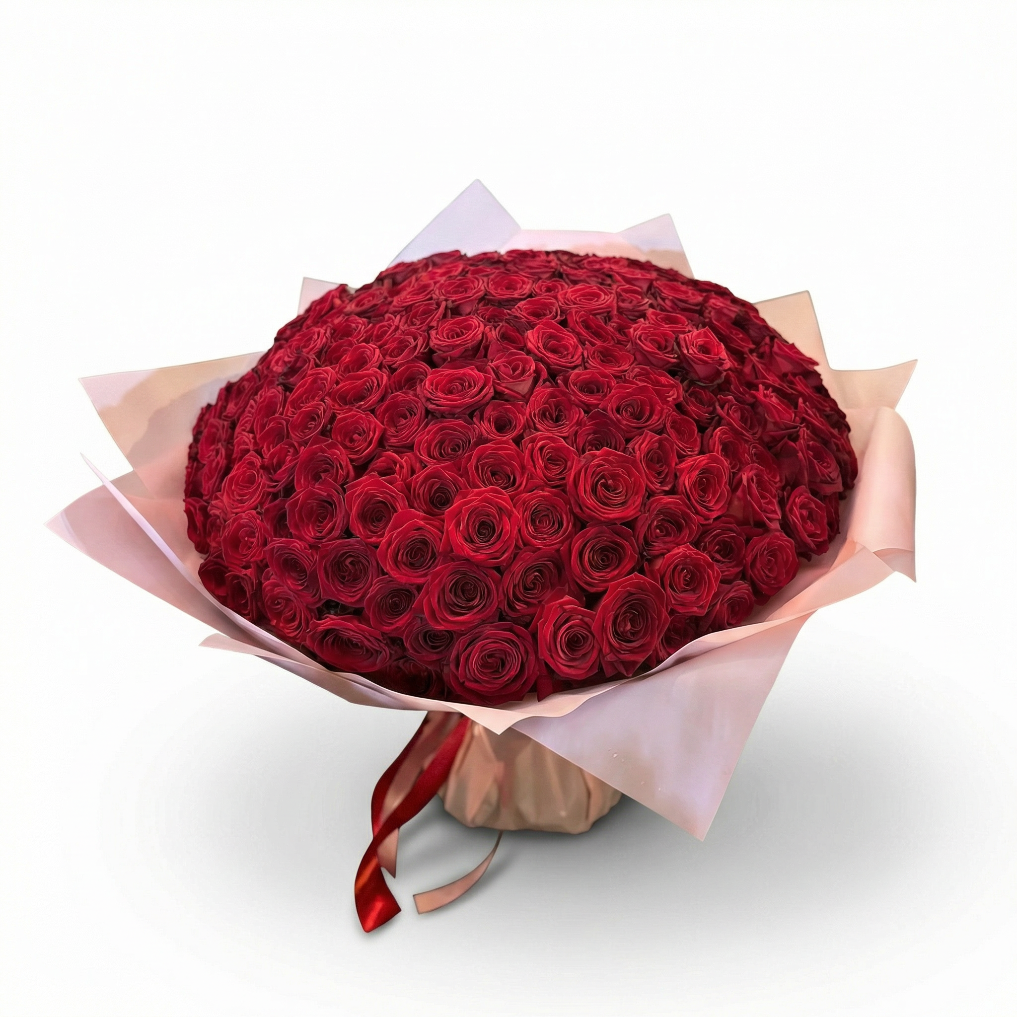 THE SOVEREIGN – 200 Red Roses - Petals at Bibendum