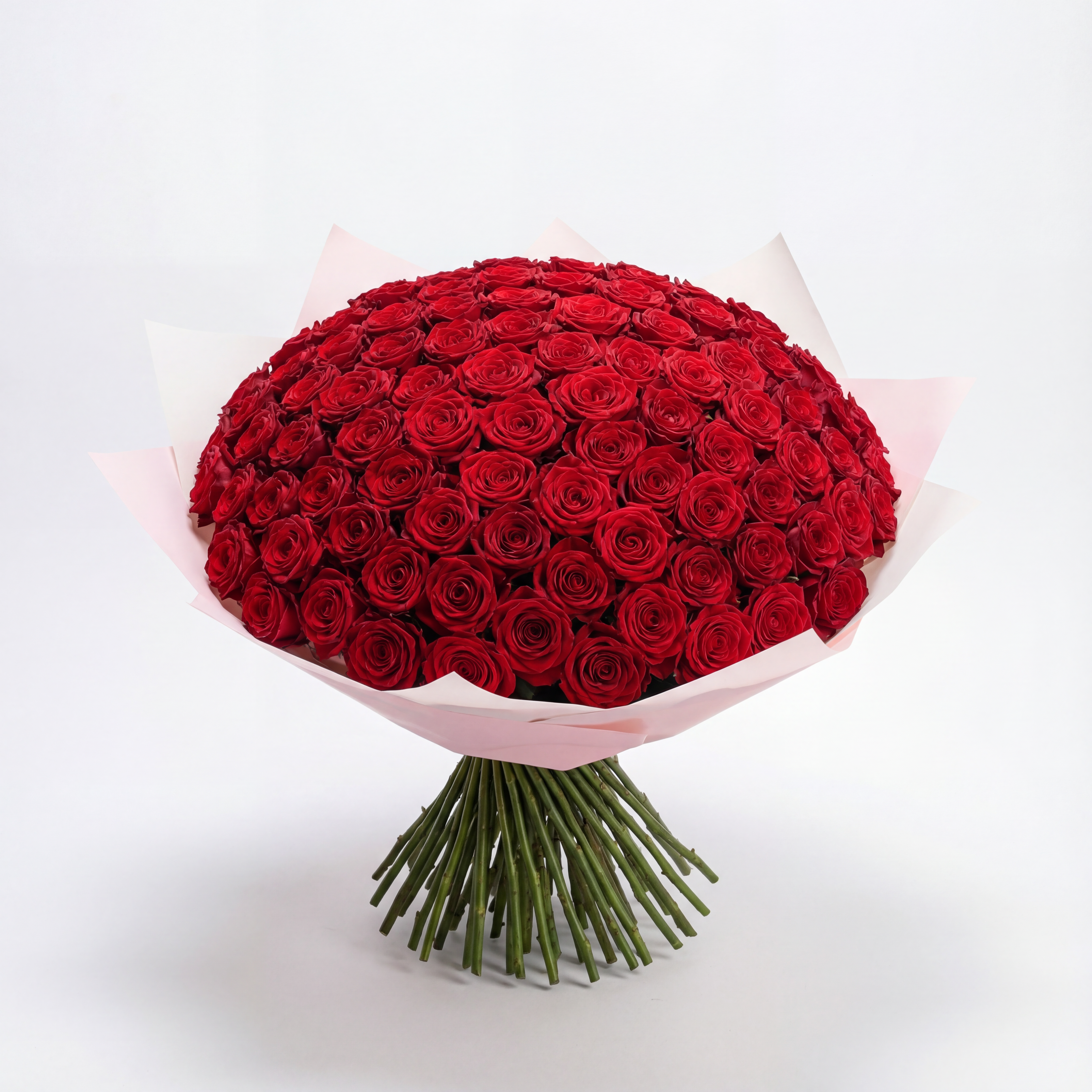 The Grand Bouquet – 100 Red Roses - Petals at Bibendum