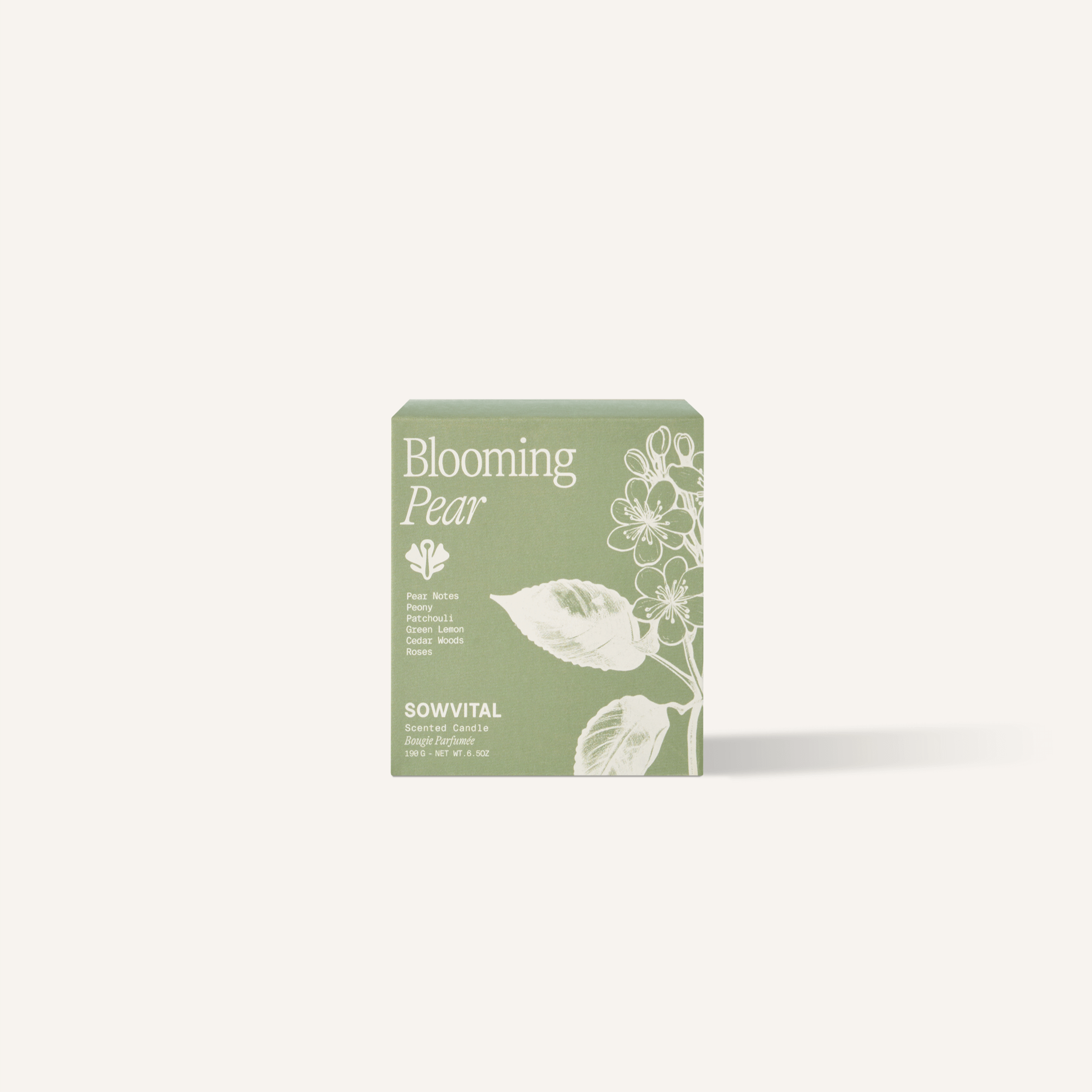 Scented Candle, Blooming Pear - Petals at Bibendum