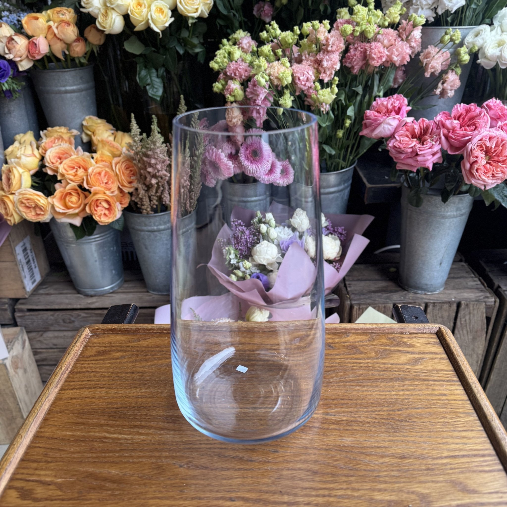 Petals Signature Clear Vase