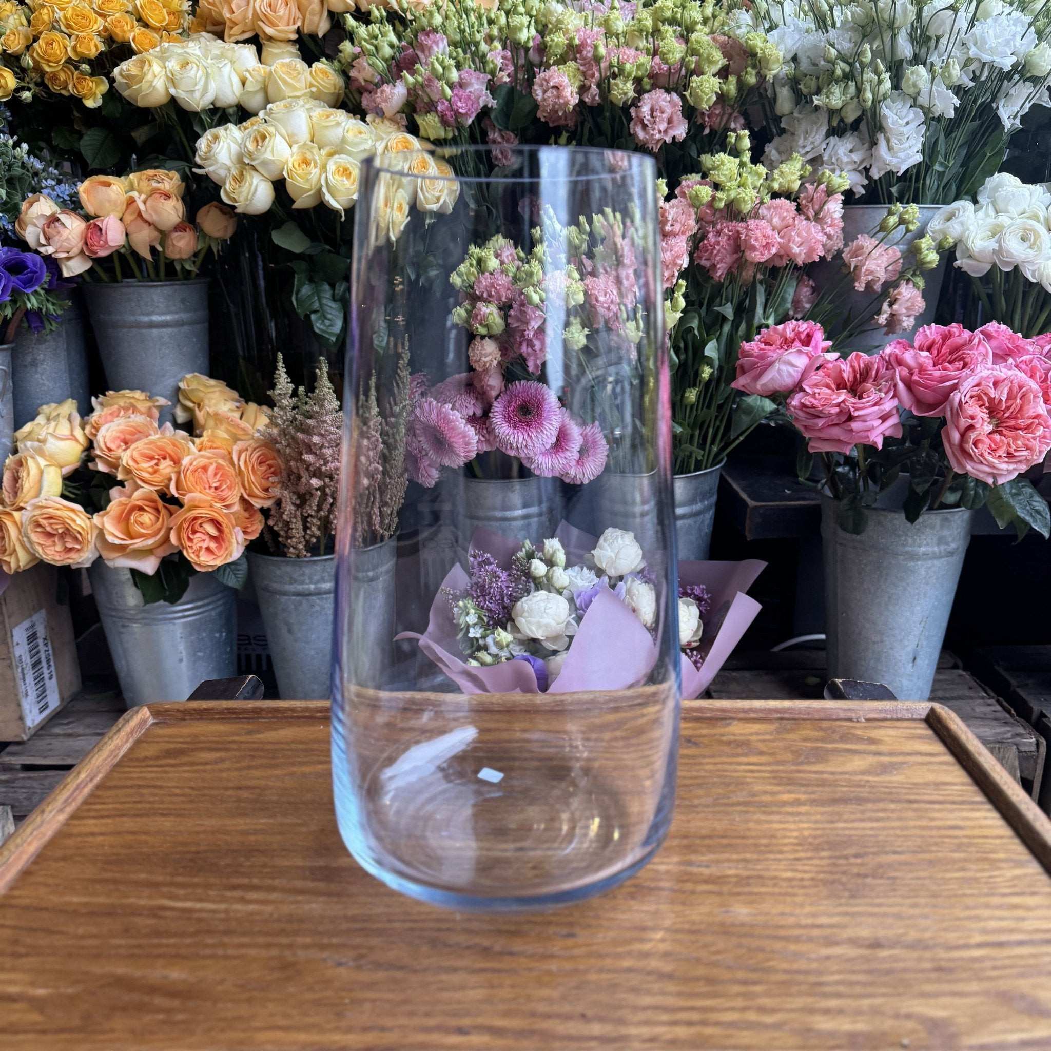 Petals Signature Clear Vase