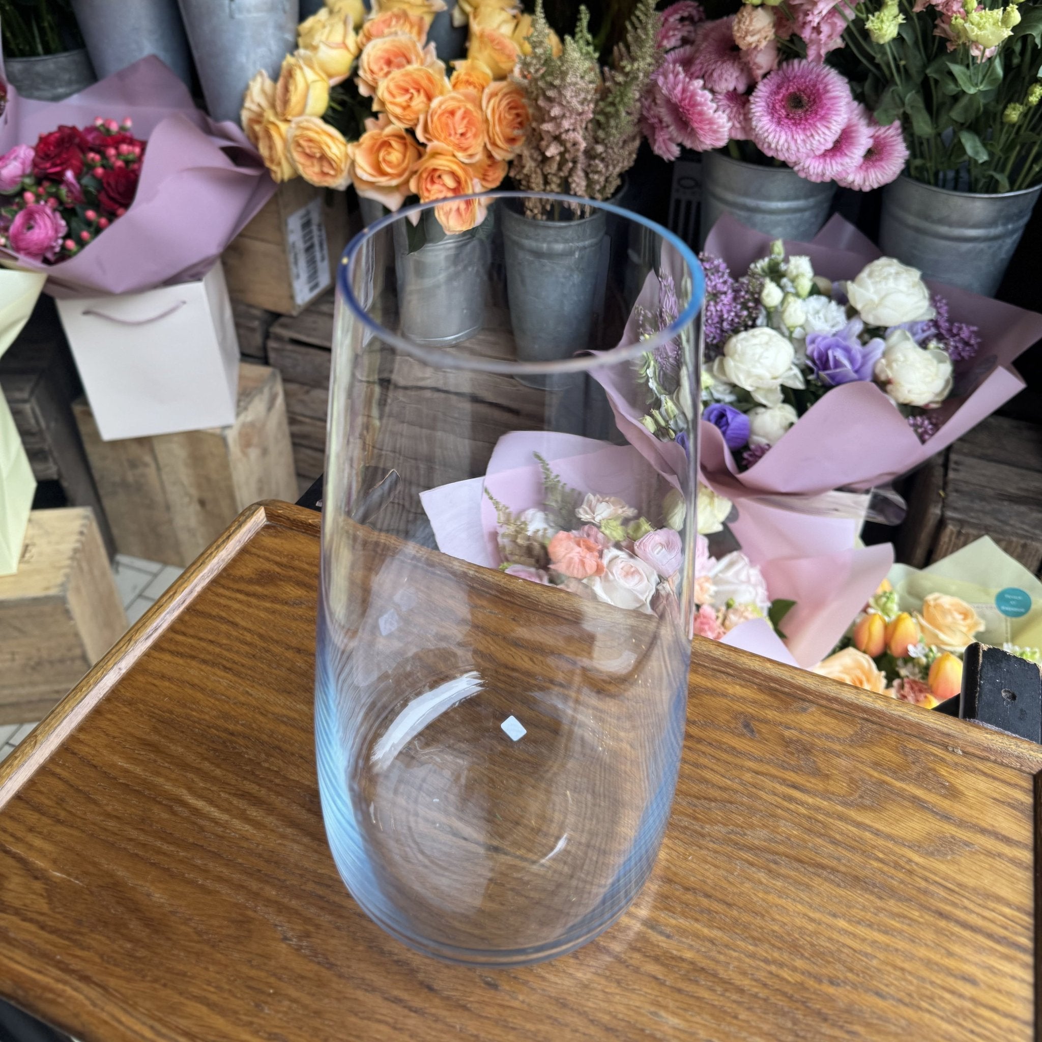 Petals Signature Clear Vase