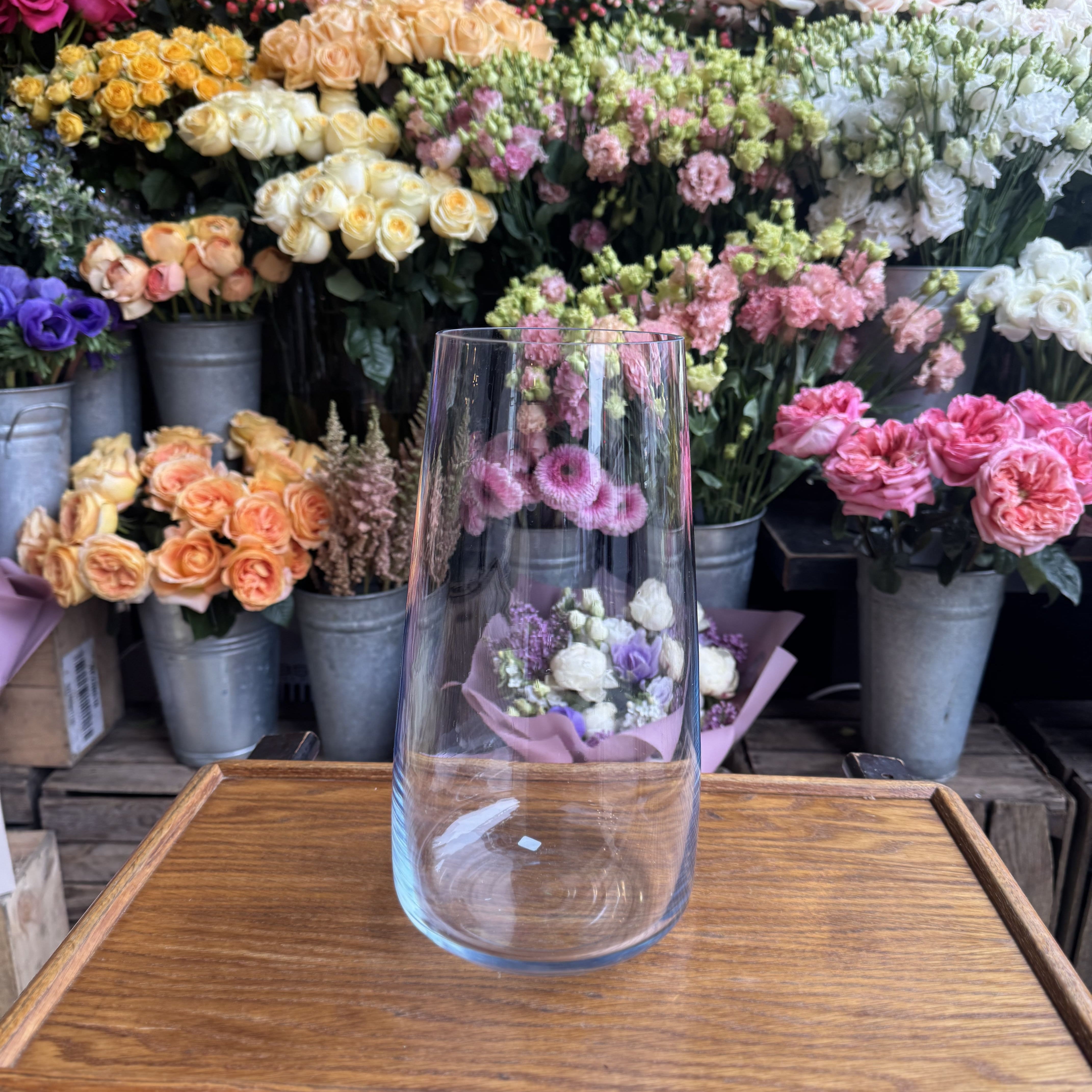 Petals Signature Clear Vase - Petals at Bibendum