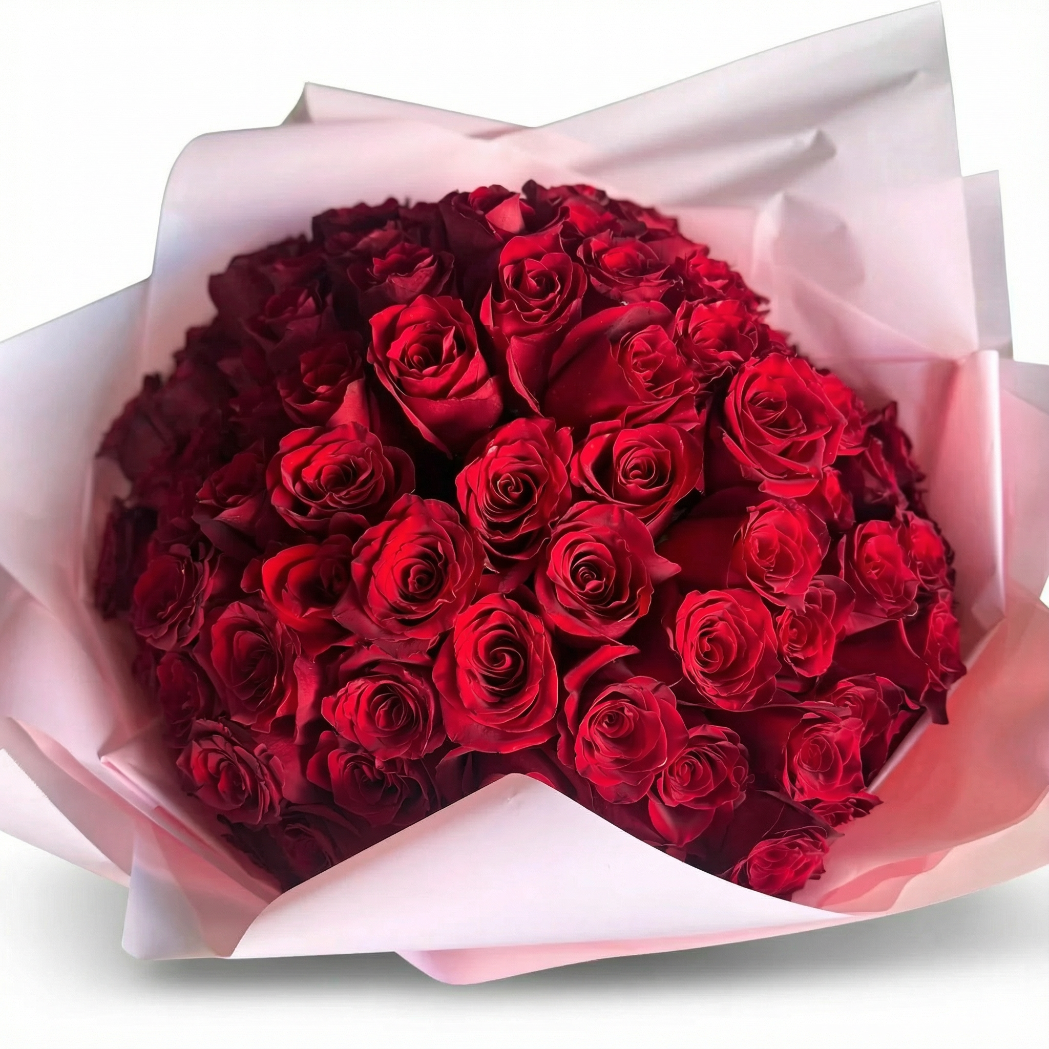 The Grand Bouquet – 100 Red Roses - Petals at Bibendum