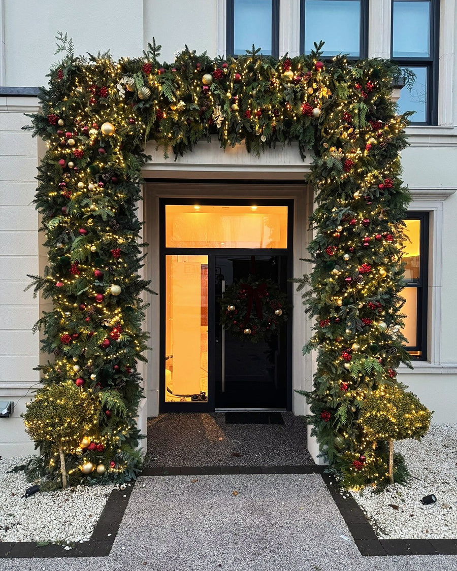 Illuminated entrance
